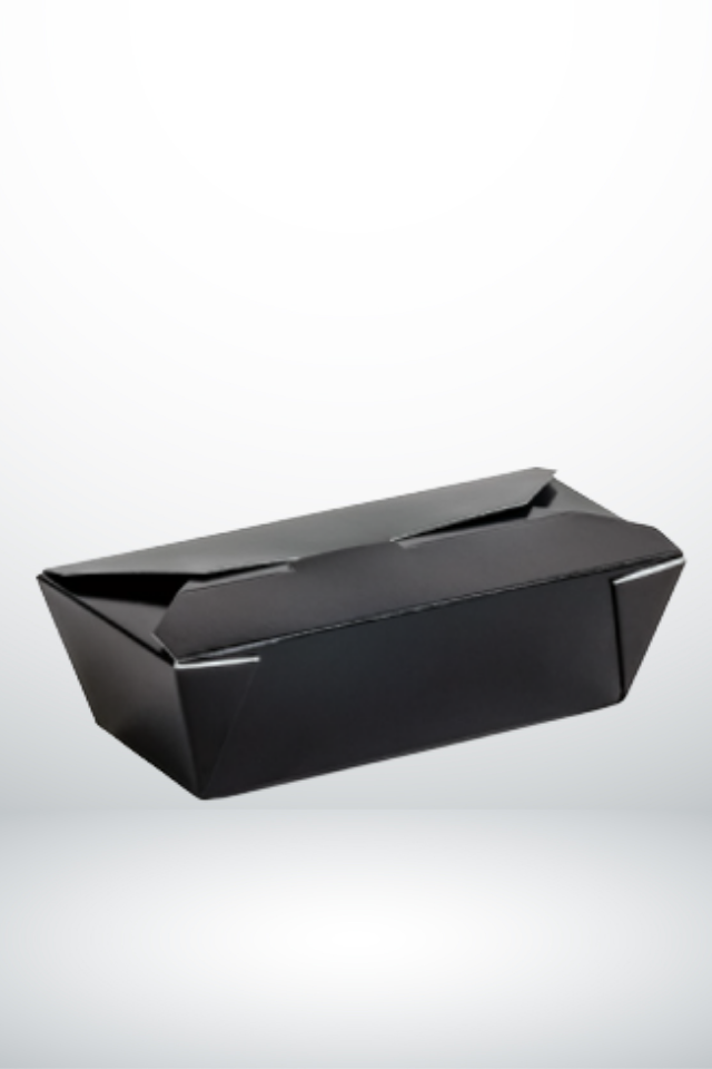 Black Takeaway Container Size#5