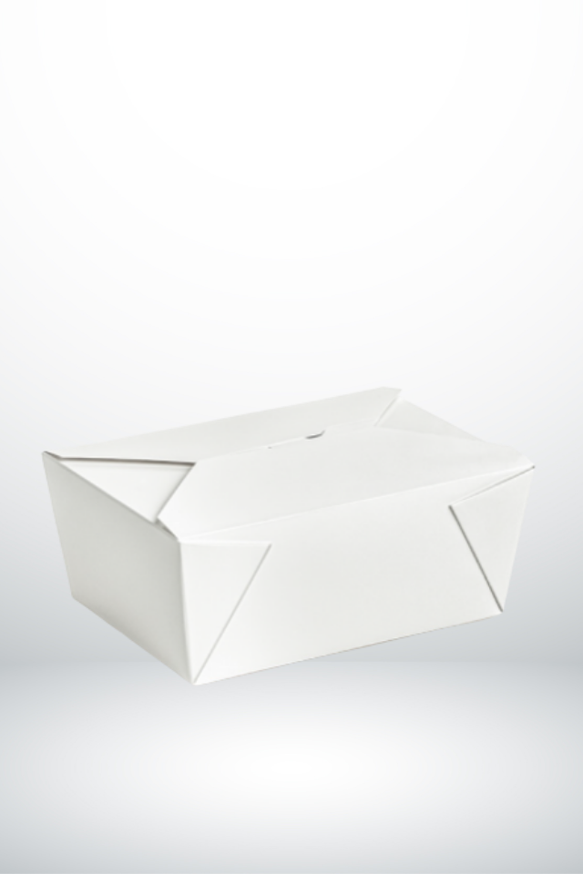 White Takeaway Container Size#4